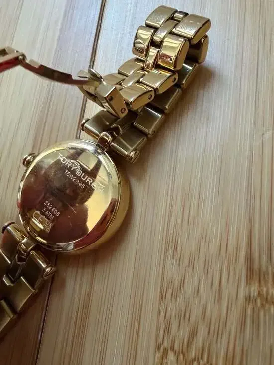 Tory Burch Kira Gold-Tone Stainless Steel Bracelet Watch TBW2045 - Picture 4 of 5